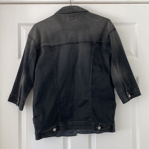 Hudson men’s 3/4 sleeve dark denim jacket - Picture 4 of 6